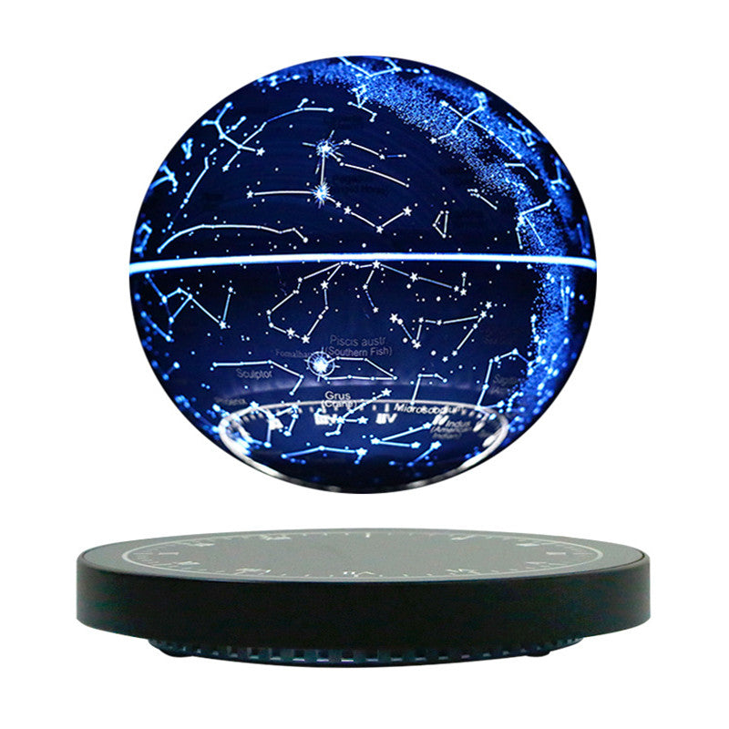 Lámpara de luna de levitación magnética, sencilla, para mesita de noche, globo giratorio flotante con levitación magnética