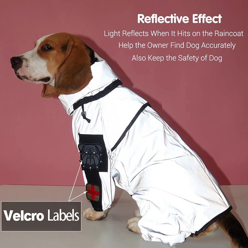 Chubasquero reflectante para perros