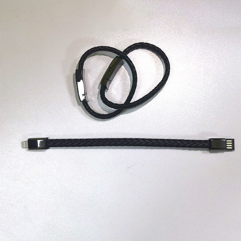 Cable de carga USB para pulsera para iPhone, USB-C y Micro