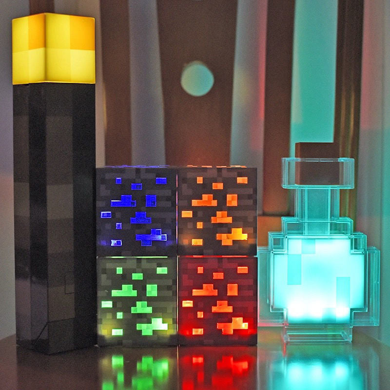 Lámpara de Minecraft
