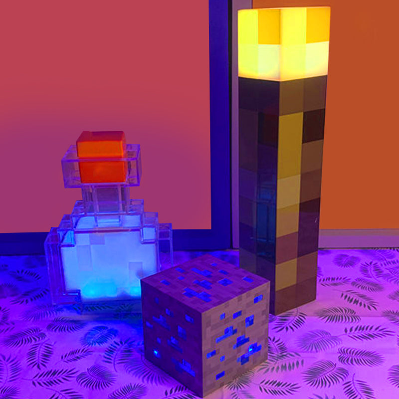 Lámpara de Minecraft