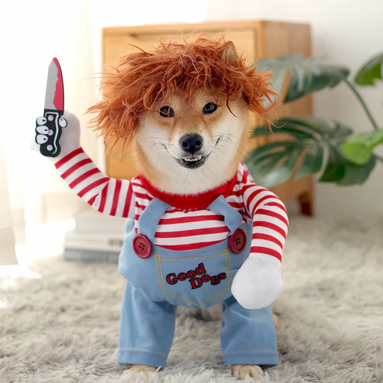SpookyBoo - Disfraz de perro de muñeco mortal