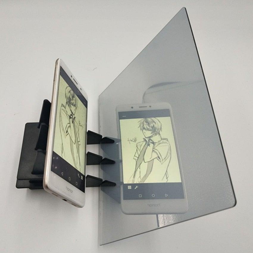 Tablero de dibujo de proyección
