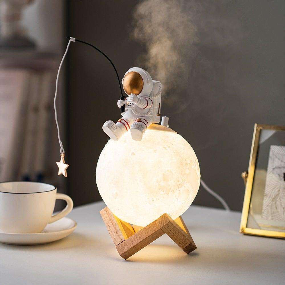 Lámpara humidificadora espacial
