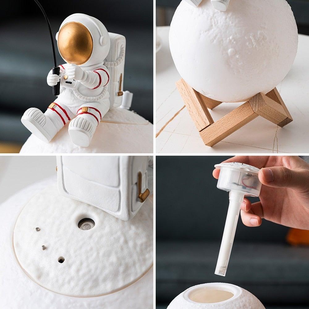 Lámpara humidificadora espacial