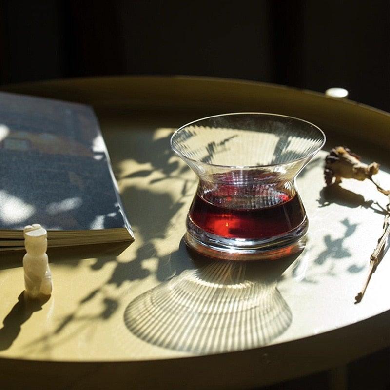 Espejo de cristal giratorio