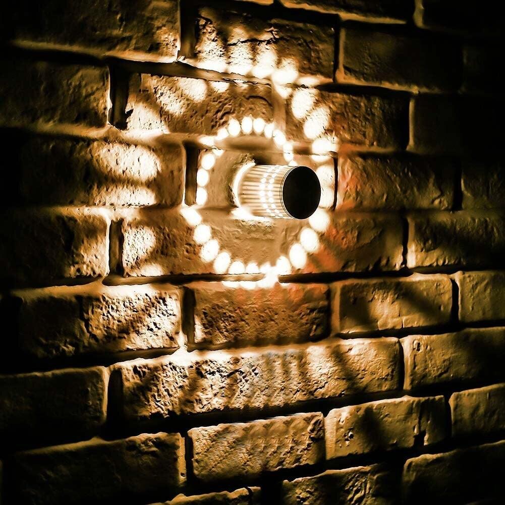 Aplique de pared con efecto espiral