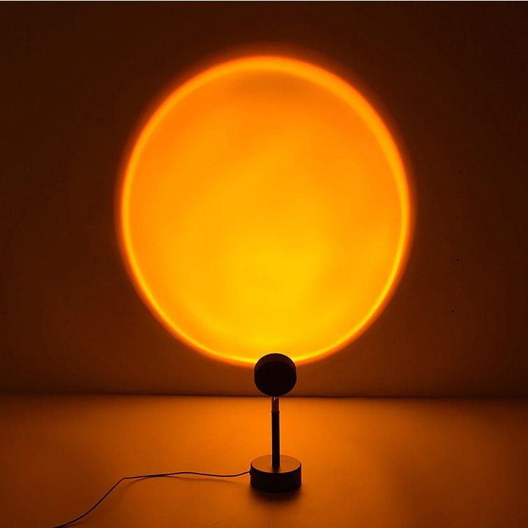 Lámpara de proyección de puesta de sol