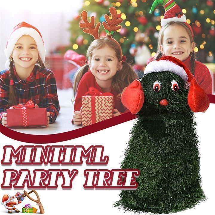 Weihnachtsmann mit Baummusik