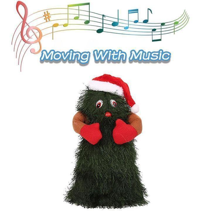 Weihnachtsmann mit Baummusik