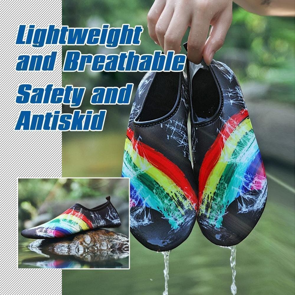 Wasserschuhe für Damen und Herren, Barfuß-Schnelltrocknende Aquasocken