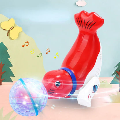 Universal rotierender Ball Sea Dolphin Elektrisches Spielzeug-Licht &amp; Musik