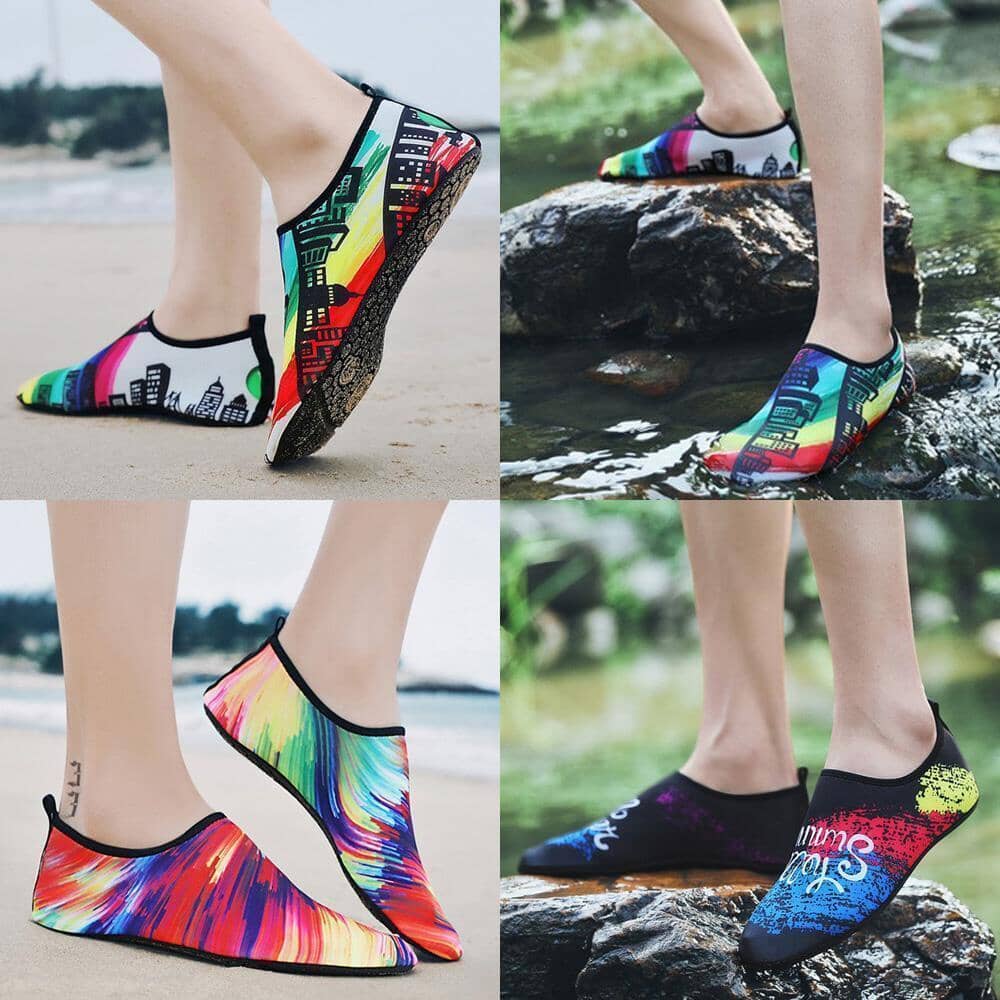 Wasserschuhe für Damen und Herren, Barfuß-Schnelltrocknende Aquasocken