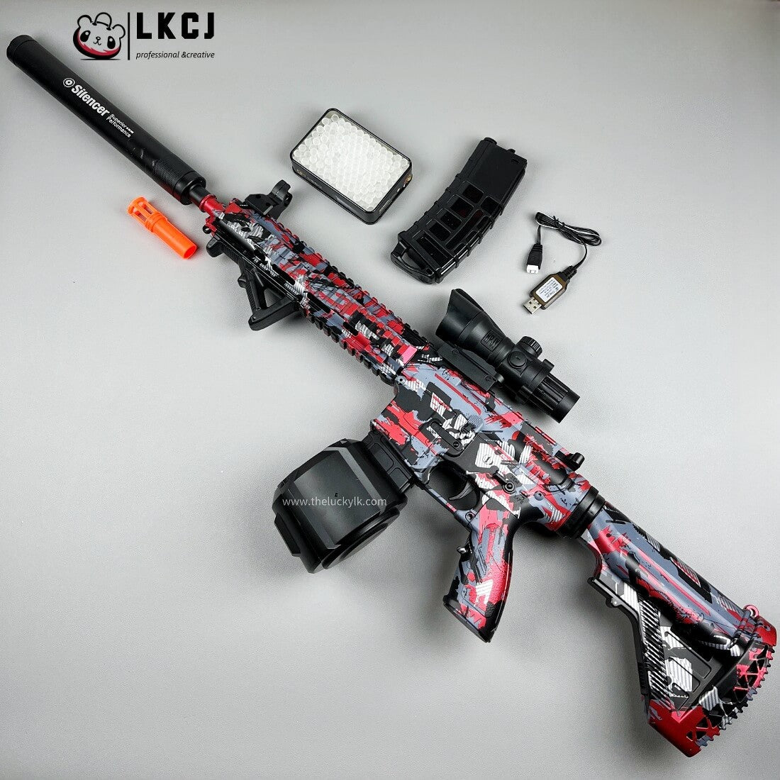 Exquisite Graffiti M416 Gel Blasters 25M Shoot Range With 2 Mags