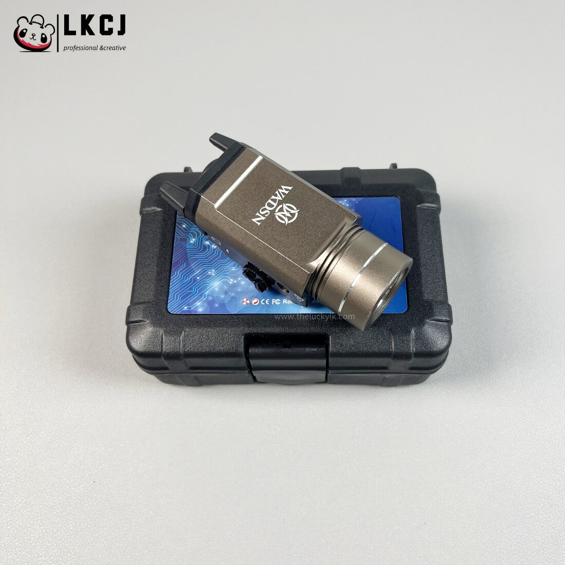Metal Flashlight With Adjustable Rail