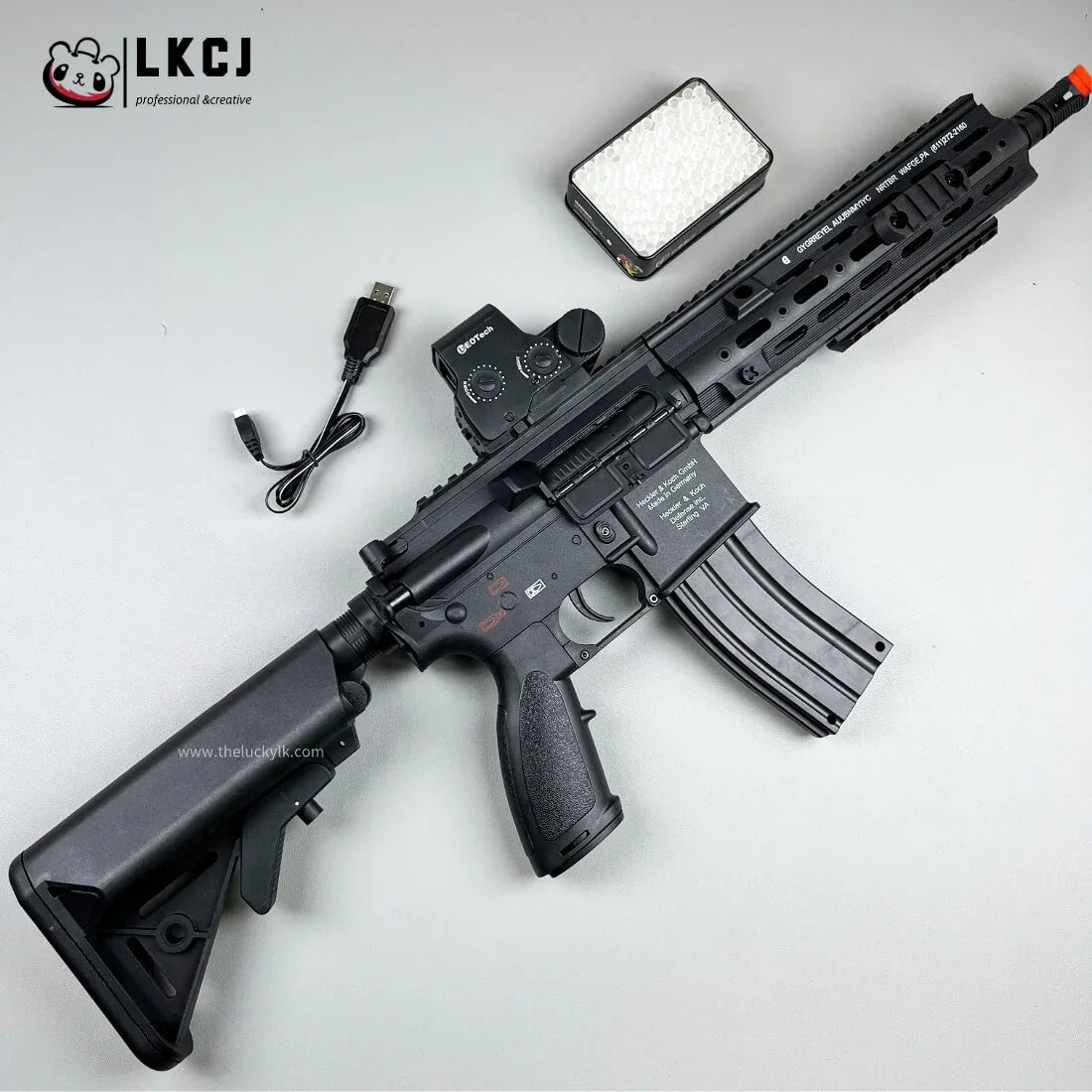 Carbon Fiber HK416D Gel Blaster With SMR Handguard