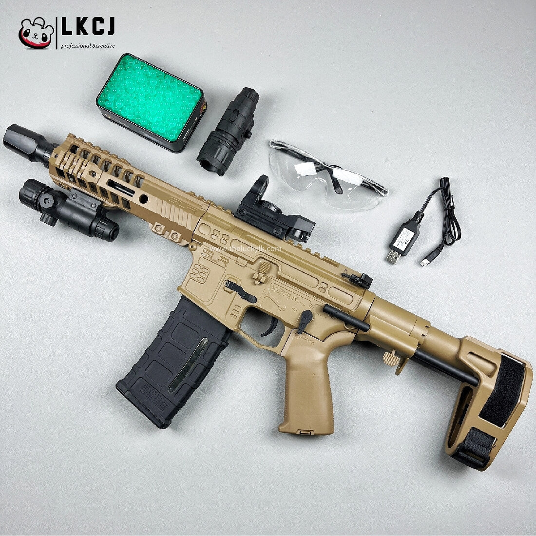 SLR Gel Blaster 2.0 With Forward And Backward Movable Bolt