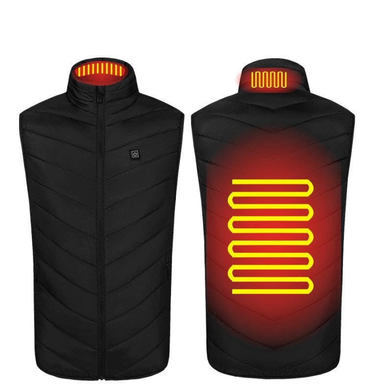 Heated Vest Coat Washable Usb Charging Electric
