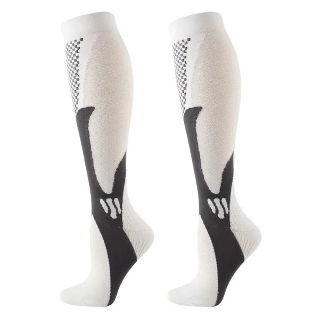 Socken mit hoher abgestufter Kompression