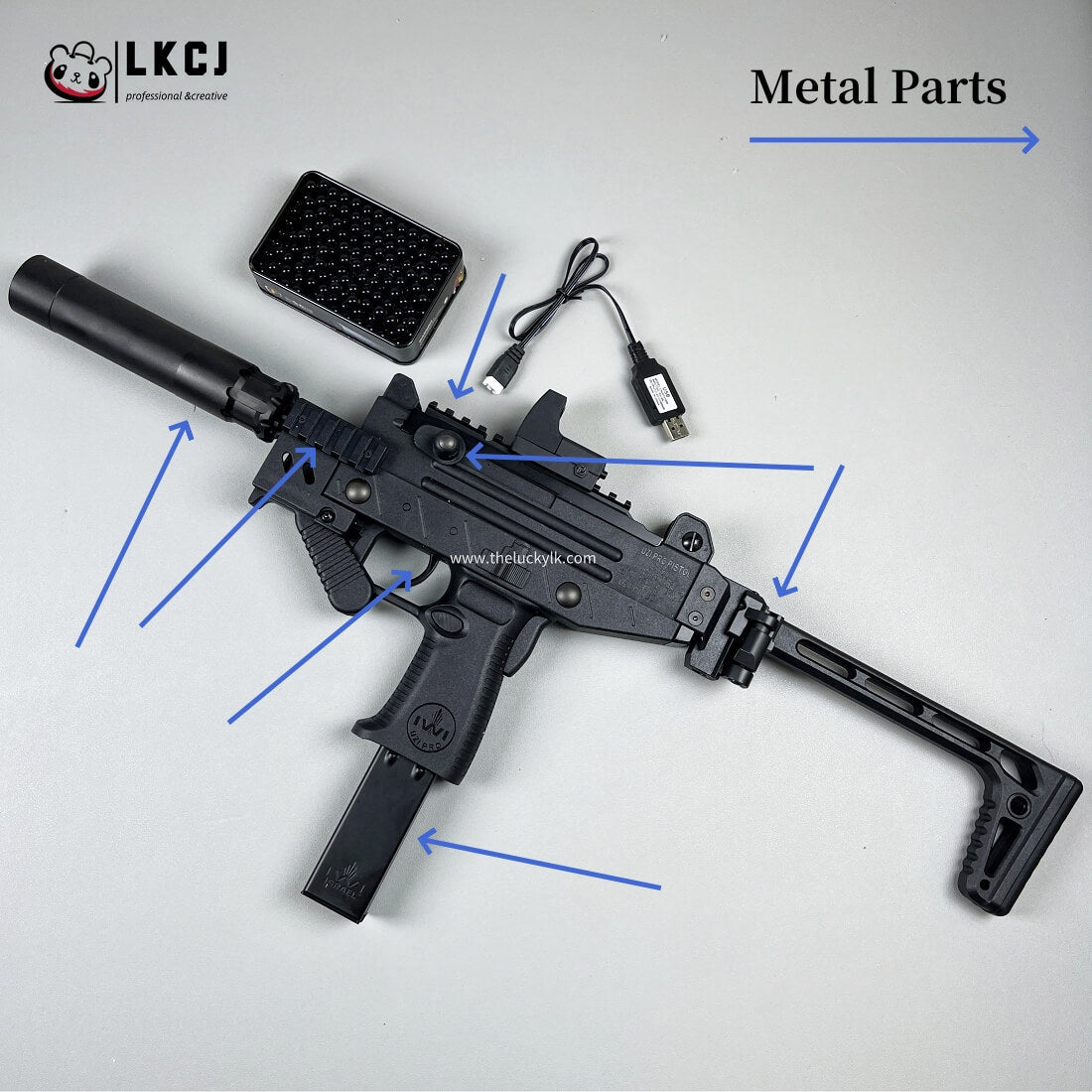 Upgraded UZI Gel Blaster