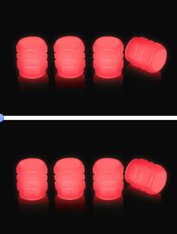 Tapa de válvula luminosa para automóviles y bicicletas Cubierta de núcleo luminoso para válvula de neumático de vacío