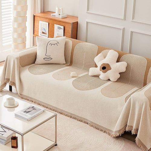 Wendbarer Sofabezug aus Chenille 