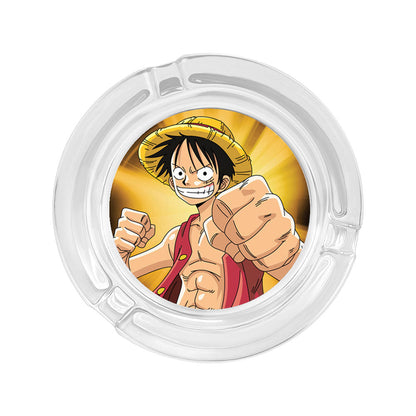 Luffy/Zoro/Sanji Glass Ashtray - Set Sail on Smoky Seas