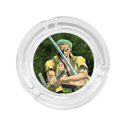 Luffy/Zoro/Sanji Glass Ashtray - Set Sail on Smoky Seas