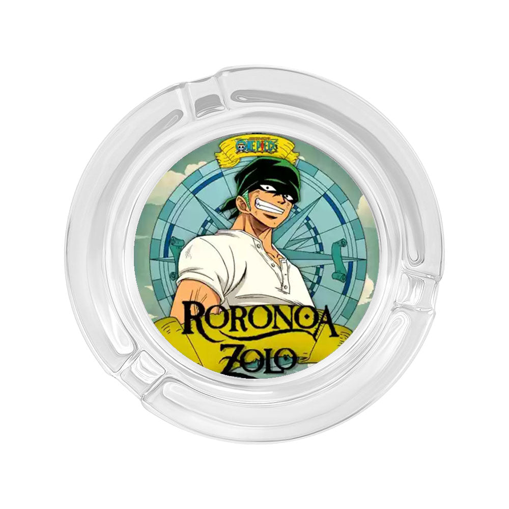 Luffy/Zoro/Sanji Glass Ashtray - Set Sail on Smoky Seas