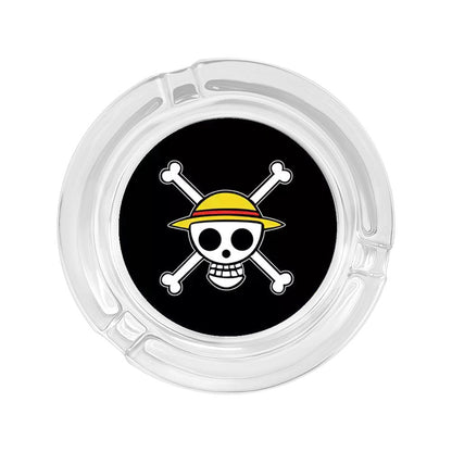 Luffy/Zoro/Sanji Glass Ashtray - Set Sail on Smoky Seas