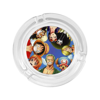 Luffy/Zoro/Sanji Glass Ashtray - Set Sail on Smoky Seas