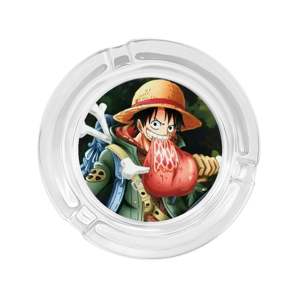 Luffy/Zoro/Sanji Glass Ashtray - Set Sail on Smoky Seas