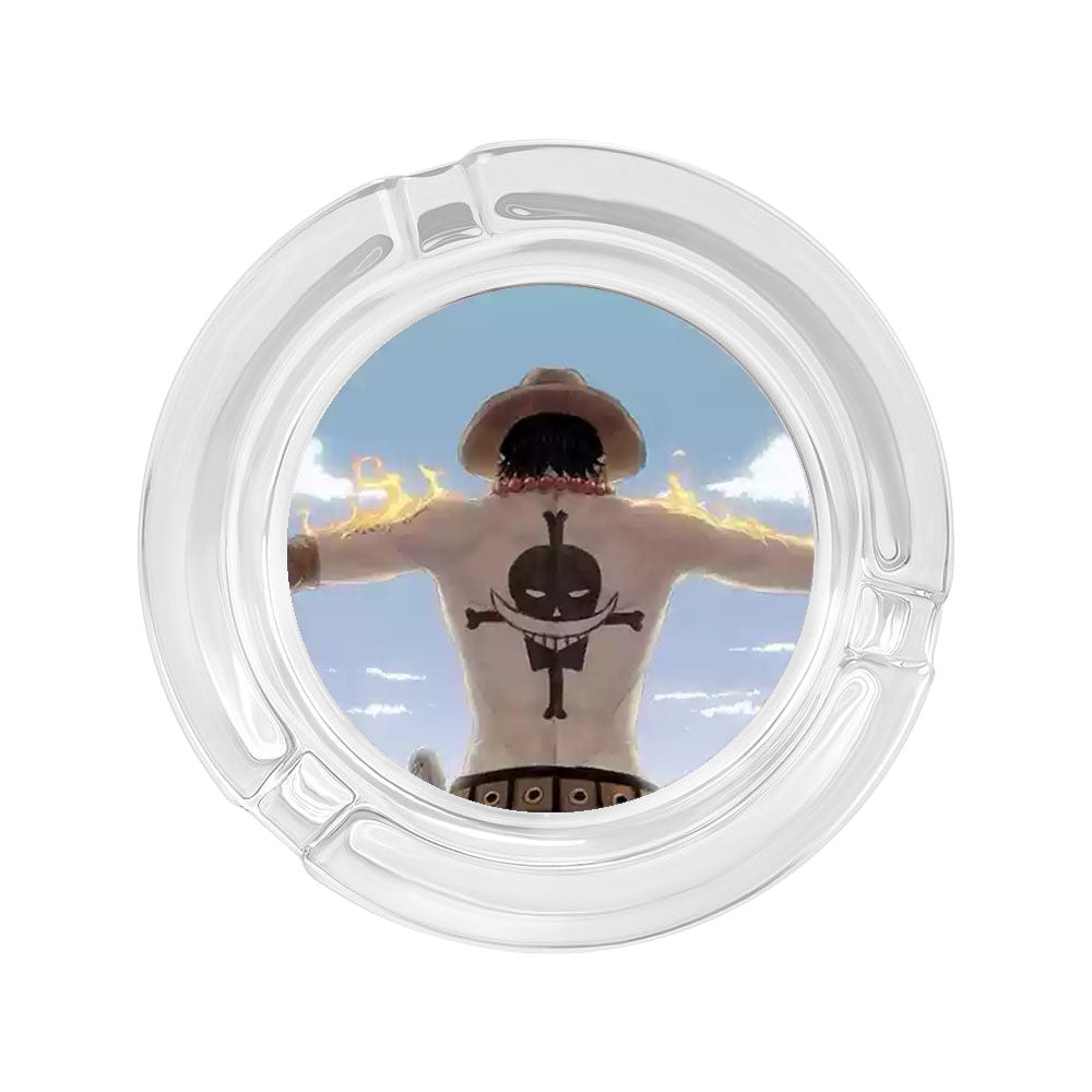 Luffy/Zoro/Sanji Glass Ashtray - Set Sail on Smoky Seas