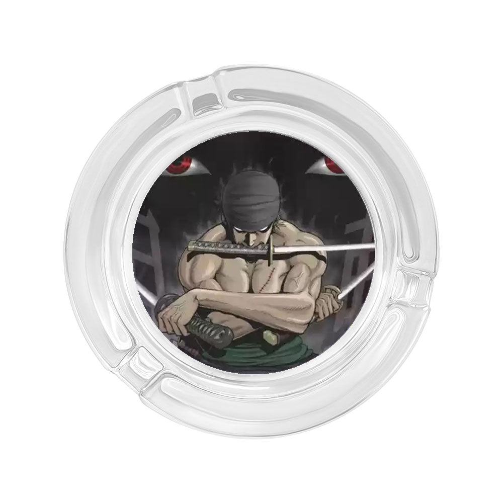 Luffy/Zoro/Sanji Glass Ashtray - Set Sail on Smoky Seas