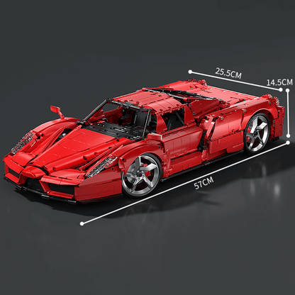 Das ultimative italienische Hypercar in der Rosso Edition, 4300 Teile 