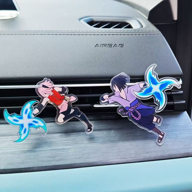 Sasuke/Kakashi/Sakura Character Modeling Car air conditioning decoration - Rotating Rasengan Design
