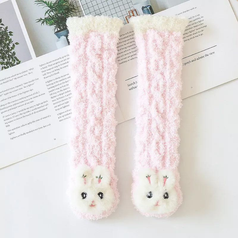 Flauschige Baby-Hausschuhsocken