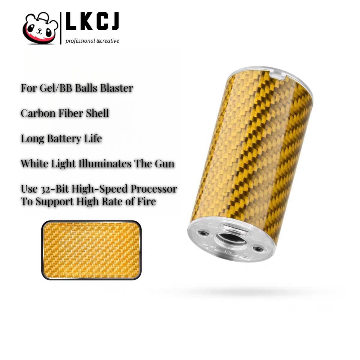 Carbon Fiber Tracer For Gel/BB Balls Blaster