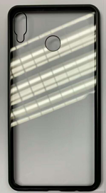 Funda magnética para teléfono Huawei Honor Metal con protección de vidrio templado 9H