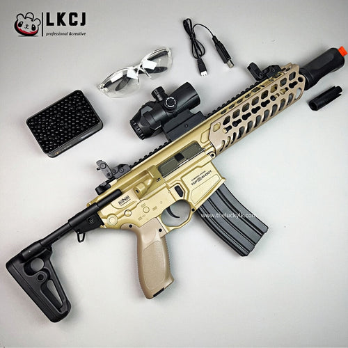 Tactical MCX Gel Blaster with 7-Color Silencer