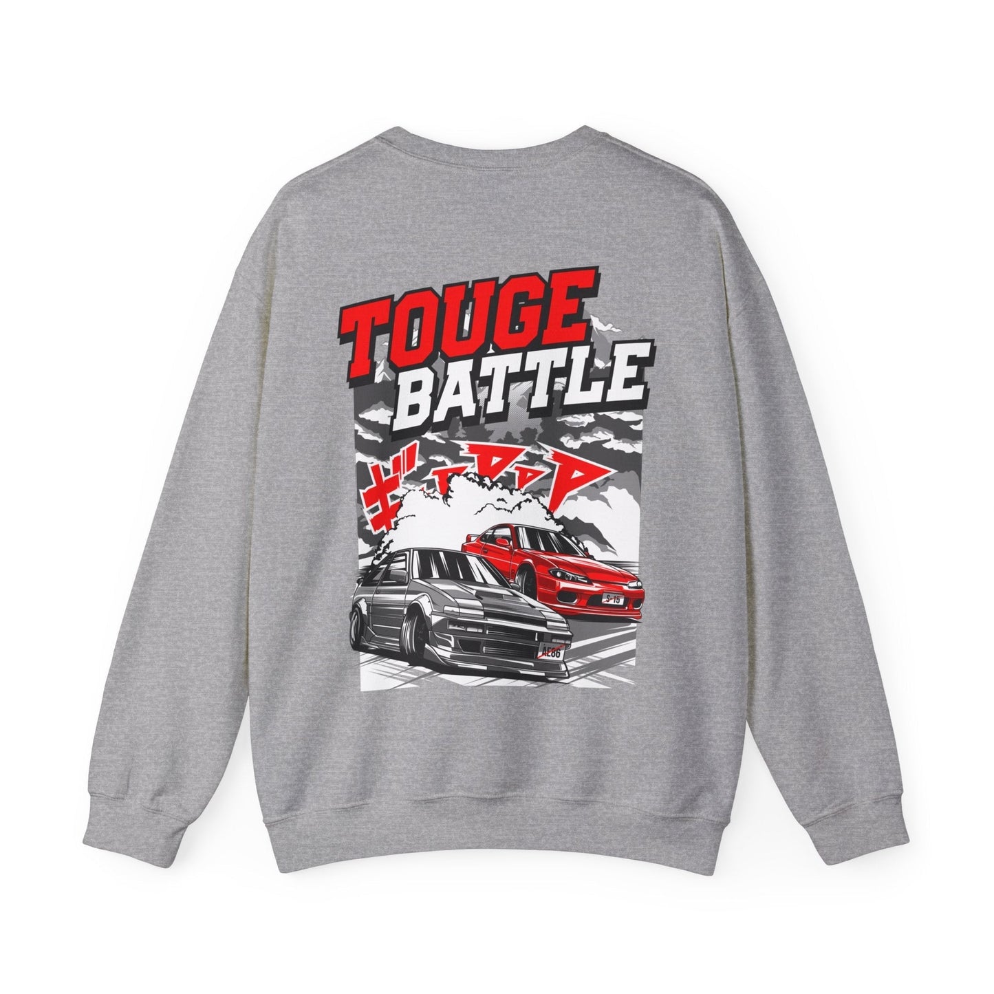 TOUGE BATTLE "AE86 VS S-15" GRAFIK-PULLOVER