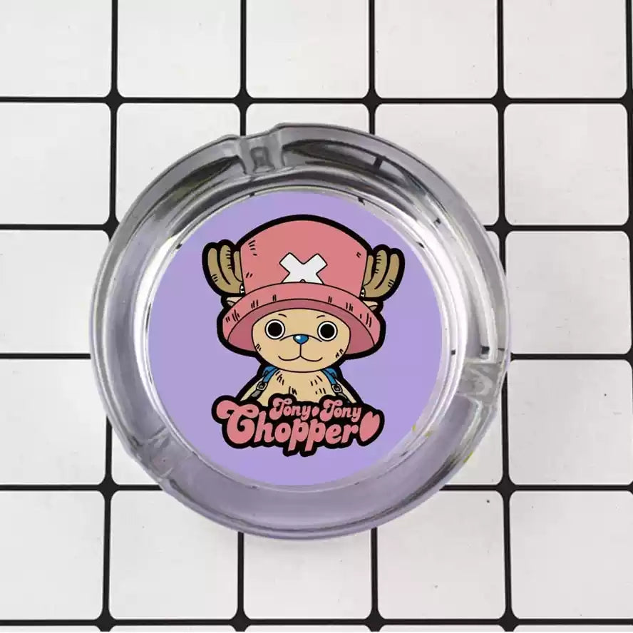 Luffy/Zoro/Sanji Glass Ashtray - Set Sail on Smoky Seas