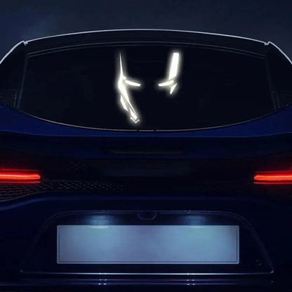 Reflektierende Vinyl-Aufkleber von Venom/Iron Man