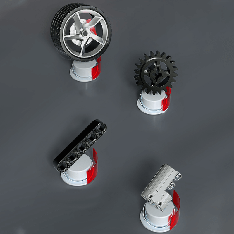 Das ultimative italienische Hypercar in der Rosso Edition, 4300 Teile 