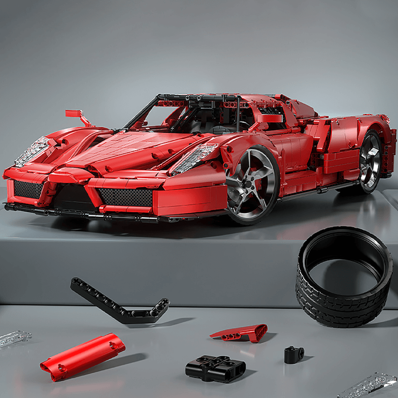 Das ultimative italienische Hypercar in der Rosso Edition, 4300 Teile 