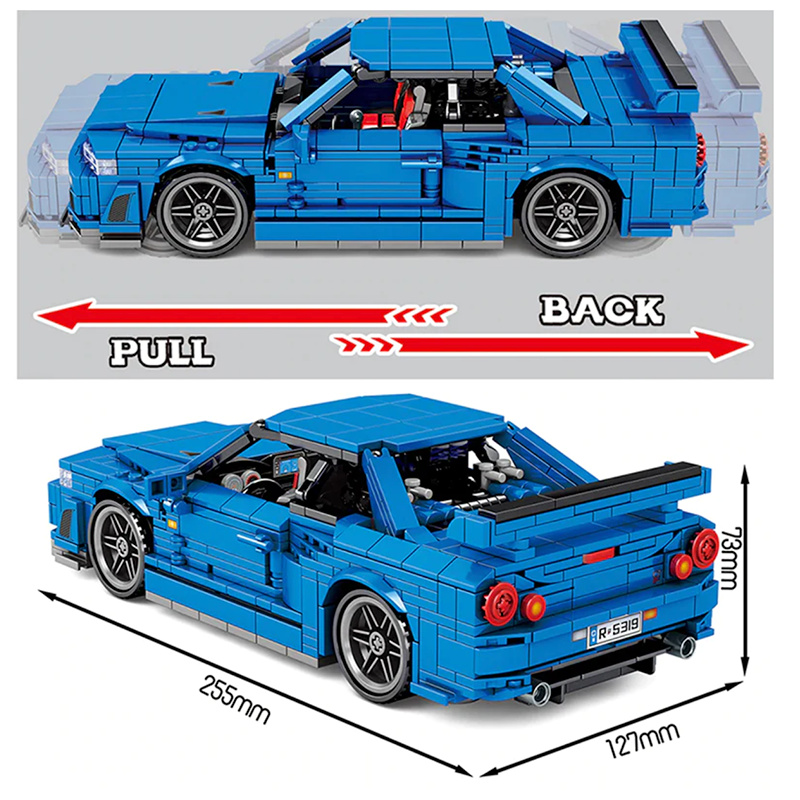 Das ultimative moderne JDM-Paket mit 3368 Teilen 