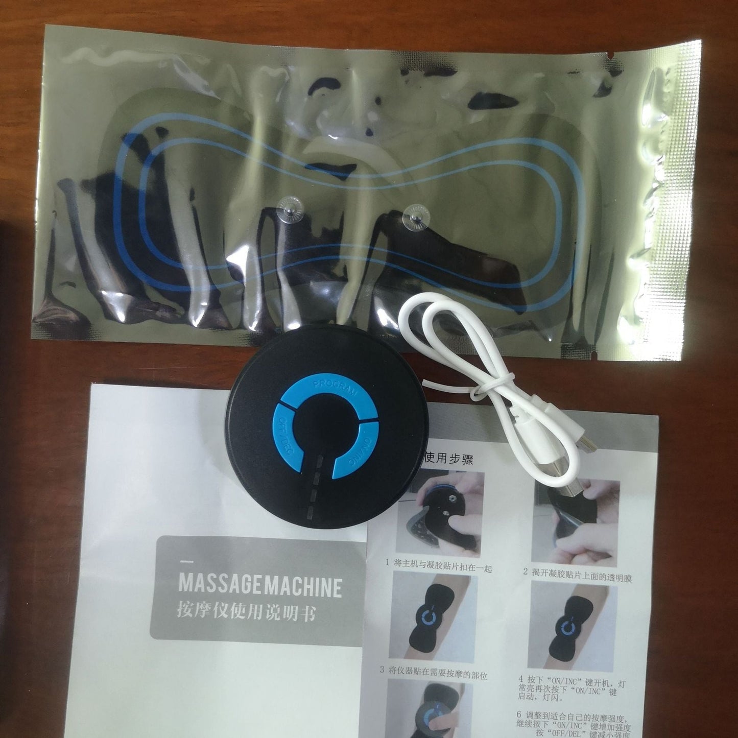 Masajeador eléctrico de columna EMS Pulse para cuello, hombros y cuerpo entero, dispositivo de masaje portátil