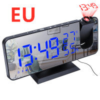 Reloj despertador con proyección de radio multifuncional