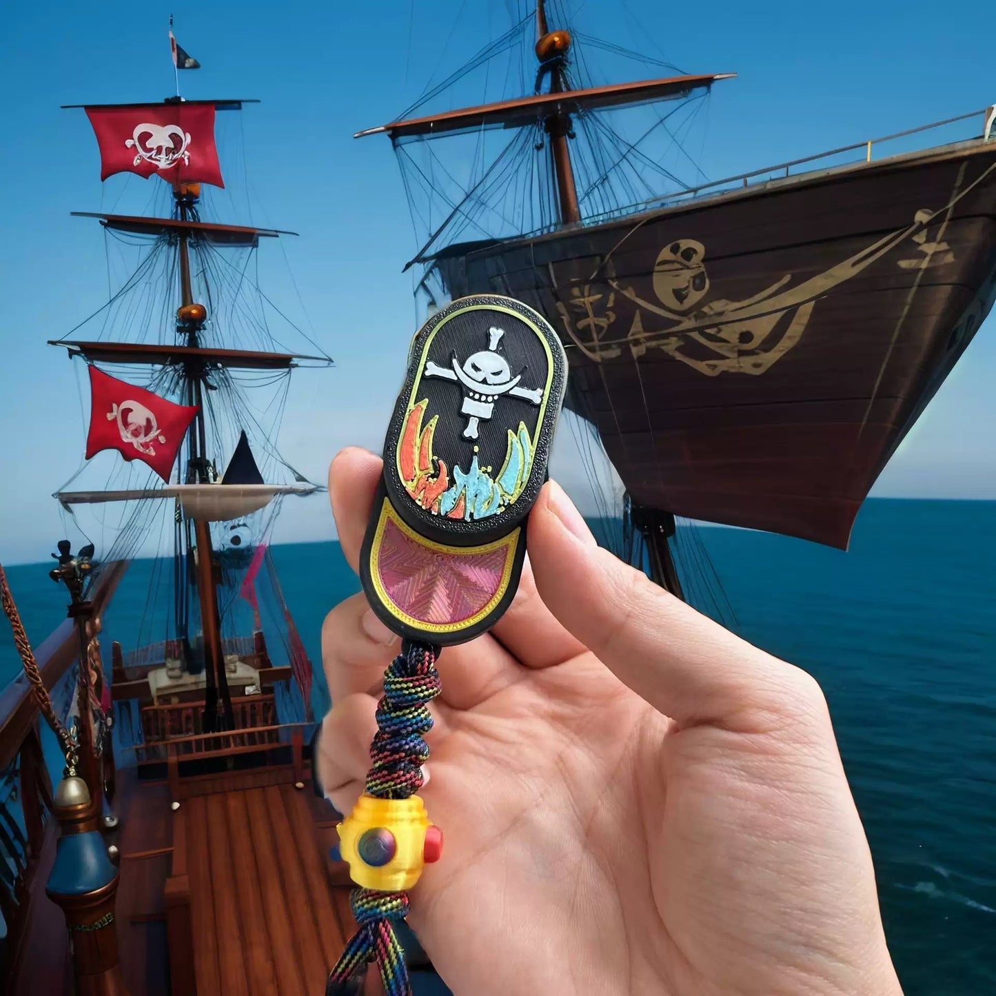 Luffy/Zoro/Ace Anime - Themed EDC Push Card Stress Relievers - Eye - catching Designs