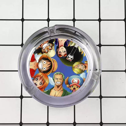 Luffy/Zoro/Sanji Glass Ashtray - Set Sail on Smoky Seas